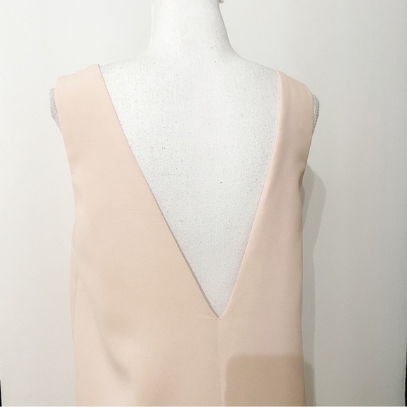 Tobi WONDER WHY BLUSH PINK SLEEVELESS SCALLOPED MINI SHIFT DRESS - S - Picture 7 of 11